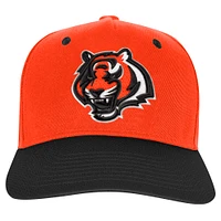 Youth Orange/Black Cincinnati Bengals Pro-Sport Precurved Structured Adjustable Hat