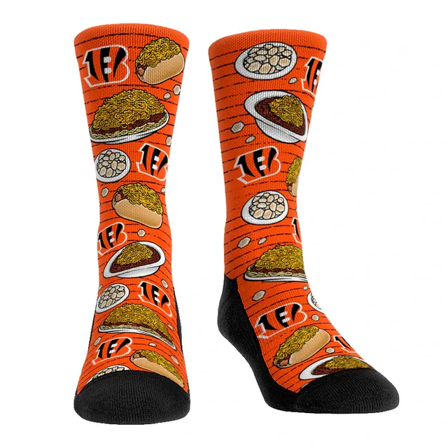 Cincinnati Bengals Rock Em Socks Youth Split Face Mascot Crew