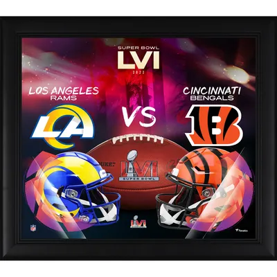 Rams Super Bowl LVI Champions Duke Football & Display Case - Big