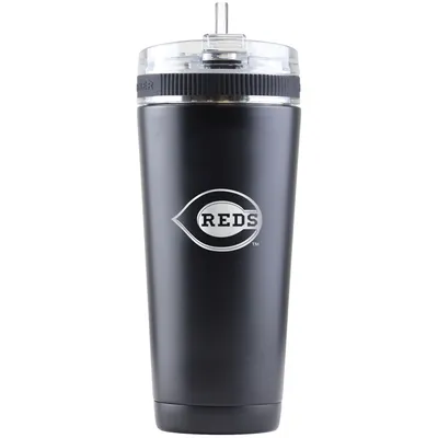 Cincinnati Reds 26oz. Ice Shaker Flex Bottle - Black