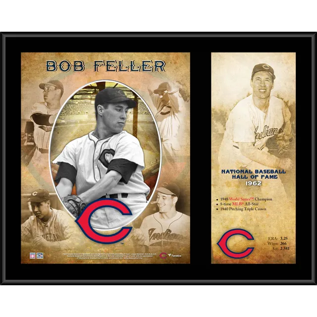 Bob Feller Cincinnati Reds Fanatics Authentic 10.5 x 13 Hall of