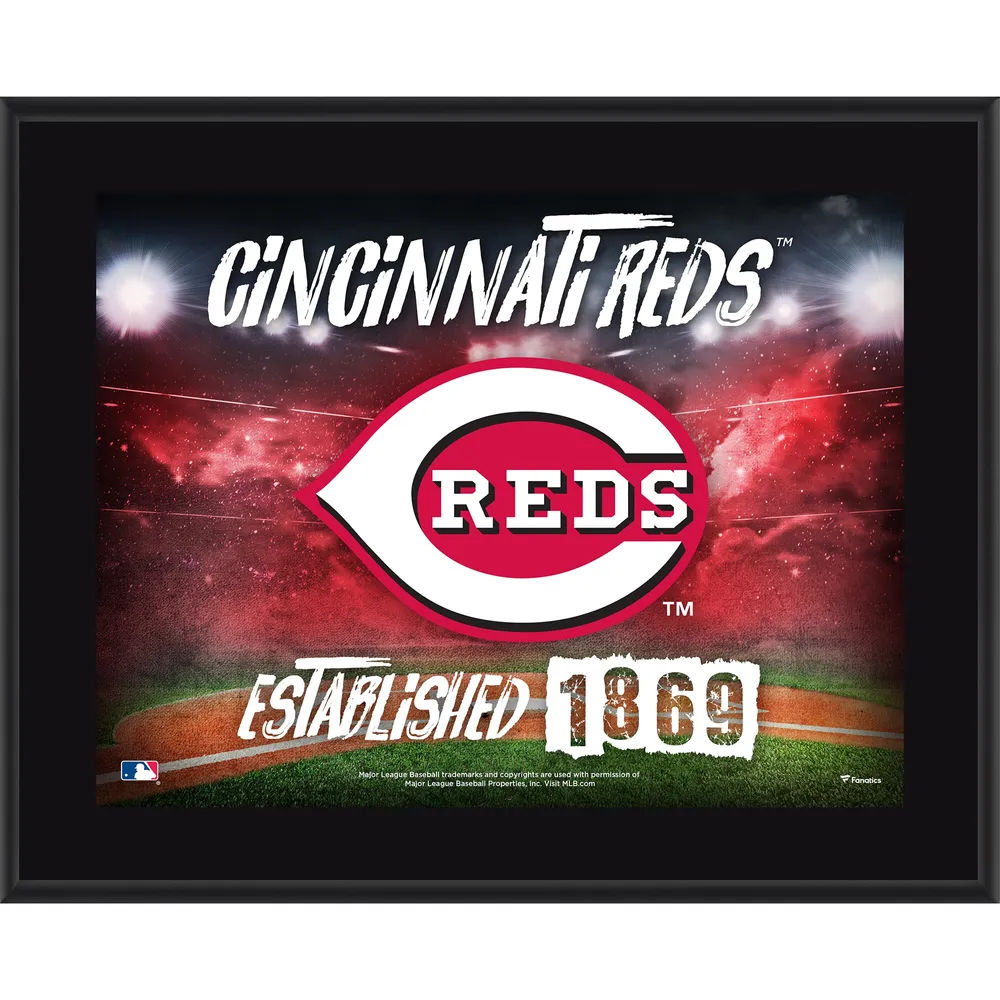 Lids Cincinnati Reds Fanatics Authentic Framed 10.5 x 13 Sublimated  Horizontal Team Logo Plaque