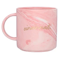 Rouges de Cincinnati 11oz. Tasse en marbre rose