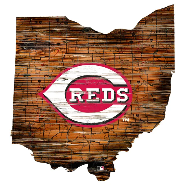 Lids Cincinnati Reds 12'' Sugar Skull Circle Sign