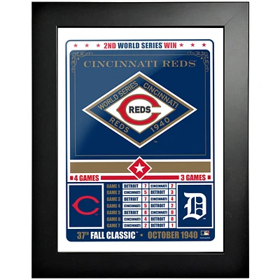 Cincinnati Reds - 12'' x 16'' 1940 Fall Classic Framed Photo