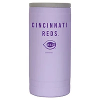 Cincinnati Reds 12oz. Lavender Soft Touch Slim Coolie