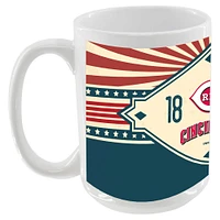 Cincinnati Reds 15oz. Americana Diamond Mug