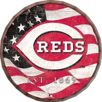 Cincinnati Reds 24 Cracked Color Barrel Top Sign