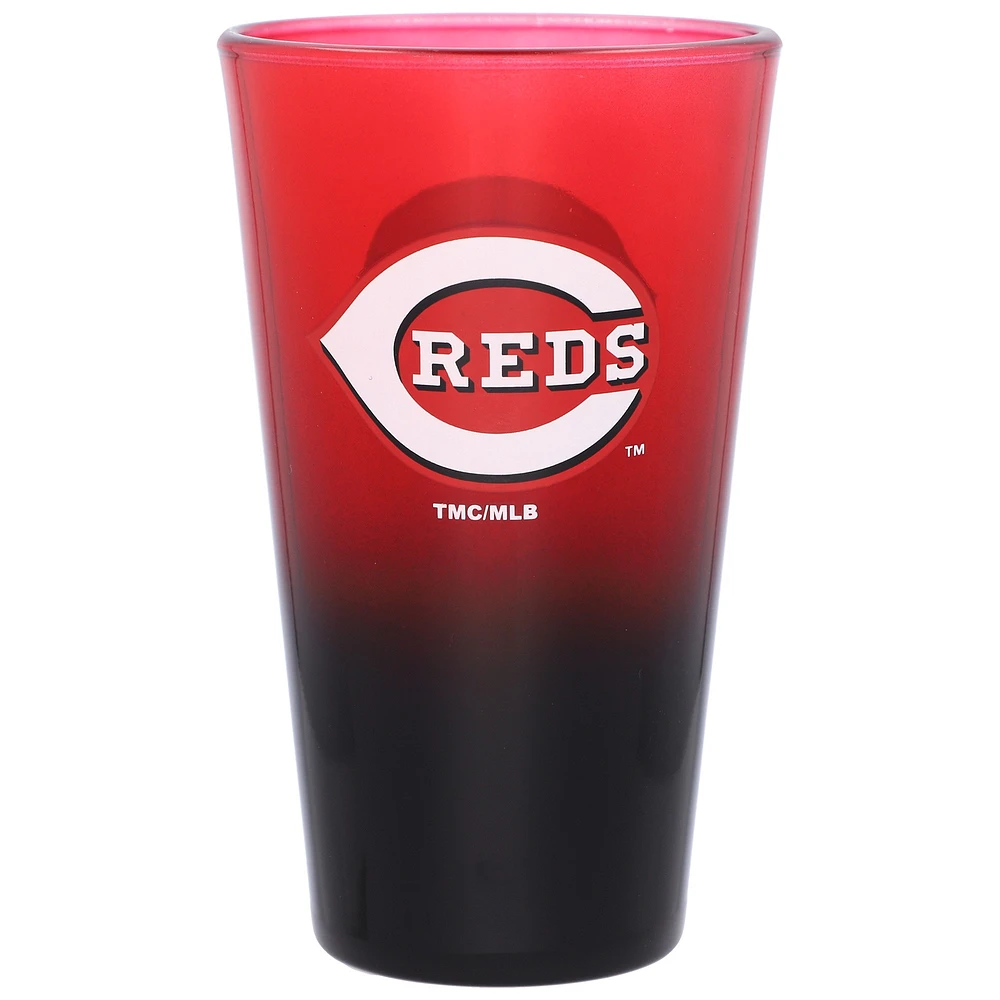 Rouges de Cincinnati 16oz. Verre à pinte ombré