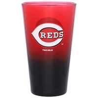 Rouges de Cincinnati 16oz. Verre à pinte ombré