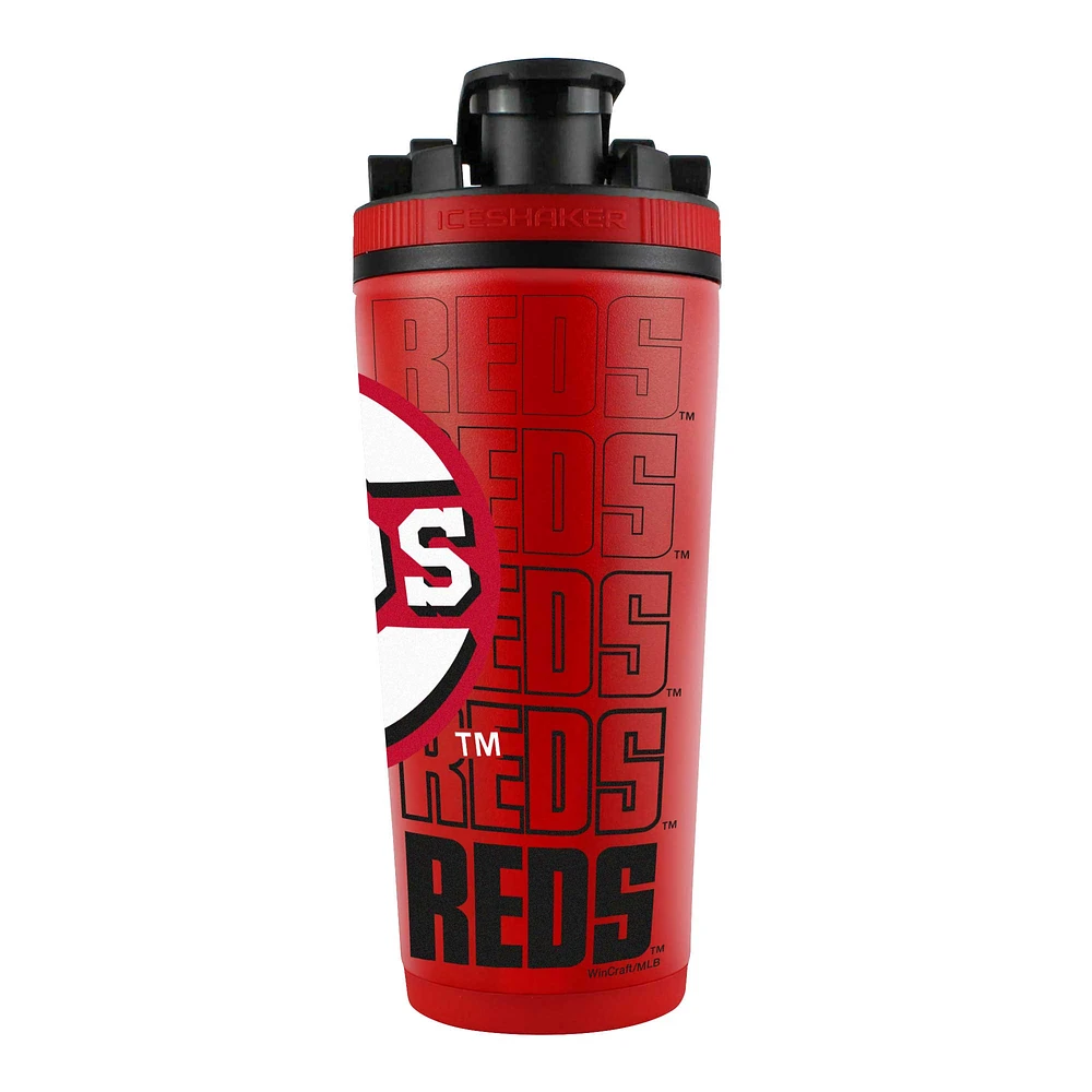 Cincinnati Reds 26oz. 4D Stainless Steel Shaker Bottle