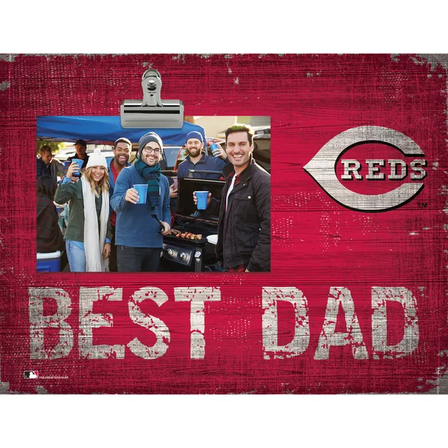 Cincinnati Reds Fanatics Branded Number One Dad T-Shirt - Red