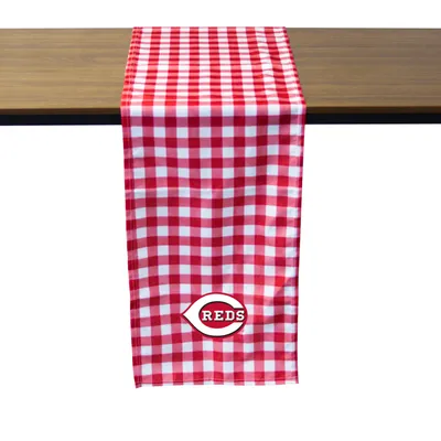 Cincinnati Reds Buffalo Check Table Runner