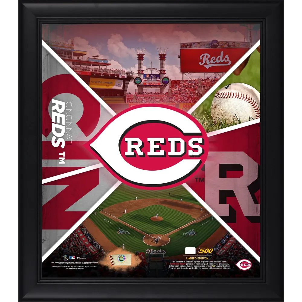 Lids Cincinnati Reds Fanatics Authentic Framed 15 x 17 Team Impact  Collage with a Piece of Game-Used Baseball - Limited Edition of 500