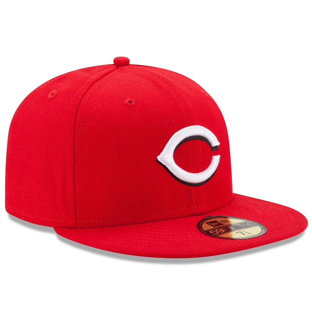 Cincinnati Reds New Era Home Authentic Collection On-Field 59FIFTY - Fitted Hat Red