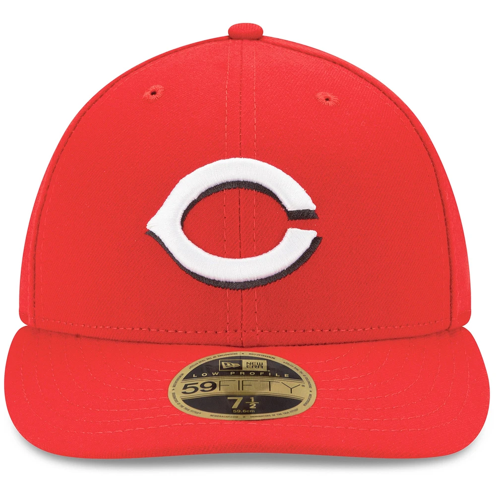 Cincinnati Reds New Era Home Authentic Collection On-Field Low Profile 59FIFTY - Fitted Hat Red