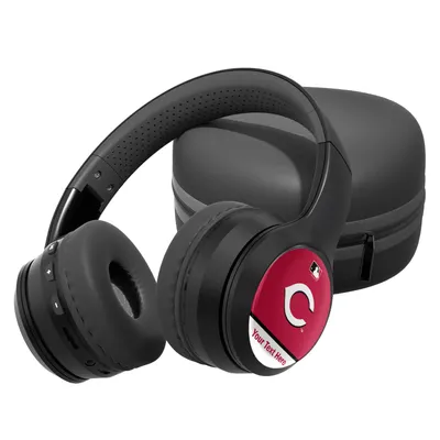 Cincinnati Reds Personalized Wireless Bluetooth Headphones & Case