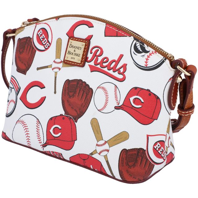 Dooney & Bourke Cincinnati Reds Gameday Suki Sac à bandoulière avec poignet moyen