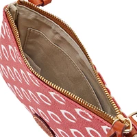 Dooney & Bourke Cincinnati Reds Top Zip Crossbody Purse