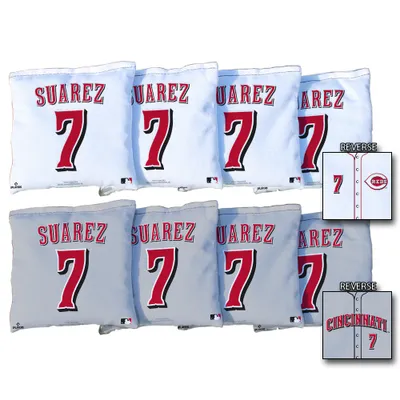 Nike Men's Eugenio Suarez White Cincinnati Reds Home Authentic Player  Jersey