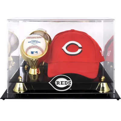 Cincinnati Reds Fanatics Authentic Acrylic Cap and Baseball Logo Display Case