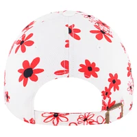 Girls Youth '47 White Cincinnati Reds Daisy Delight Clean Up Adjustable Hat