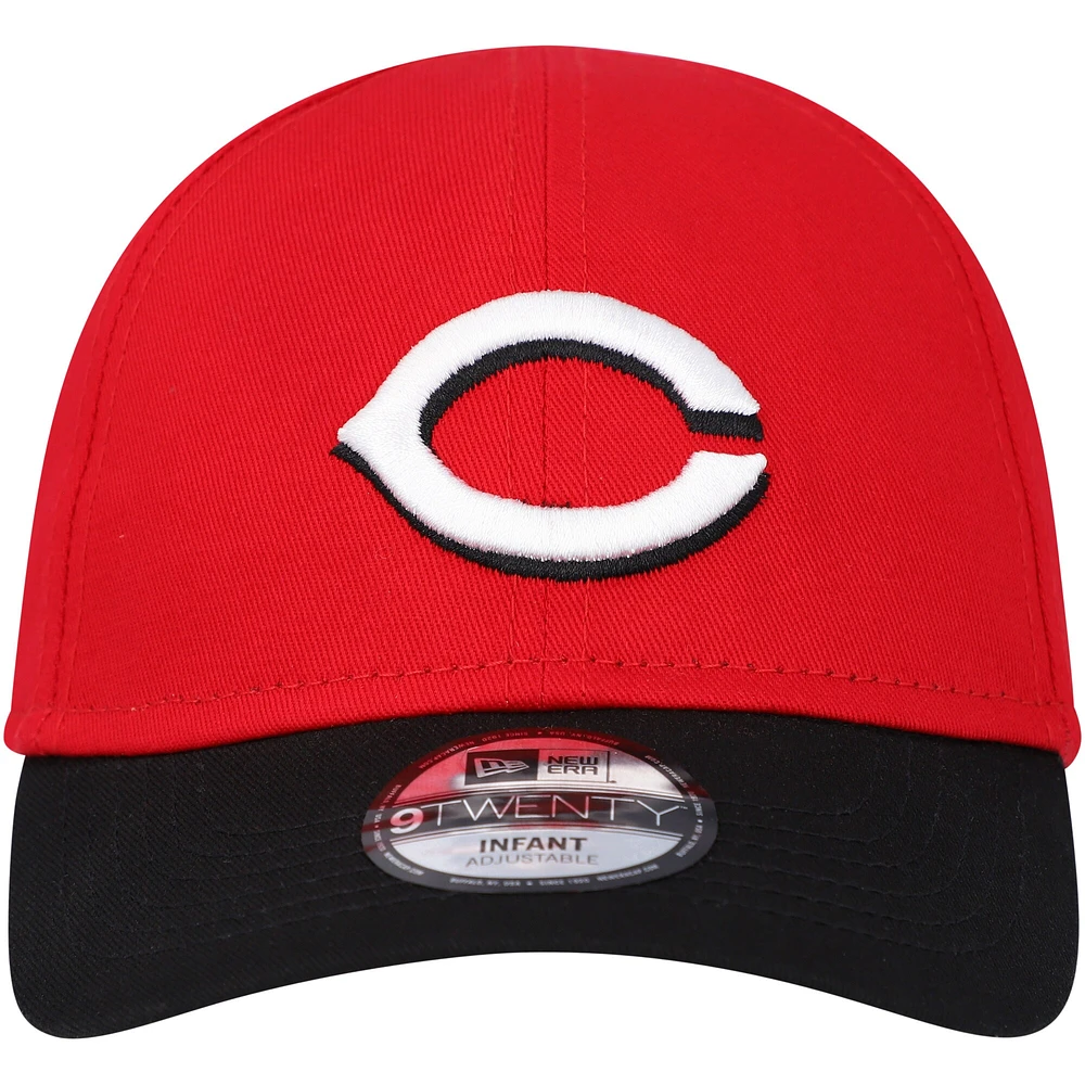 Casquette New Era Red Cincinnati Reds Team Color My First 9TWENTY Flex pour bébé