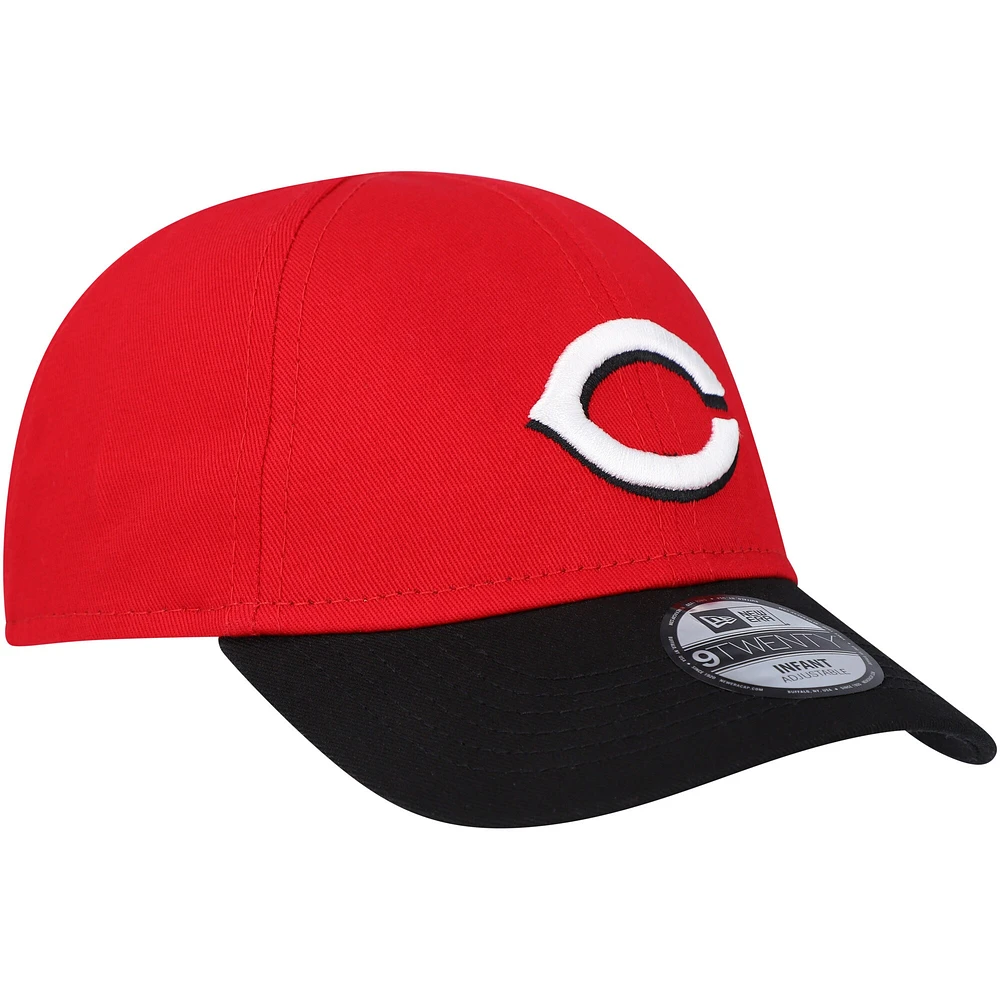 Casquette New Era Red Cincinnati Reds Team Color My First 9TWENTY Flex pour bébé