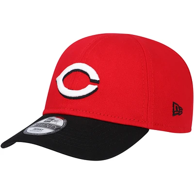 Casquette New Era Red Cincinnati Reds Team Color My First 9TWENTY Flex pour bébé