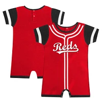 Infant Red Cincinnati Reds Fast Pitch Romper