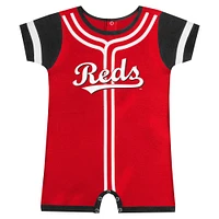 Barboteuse Fast Pitch rouge Cincinnati Reds pour bébé