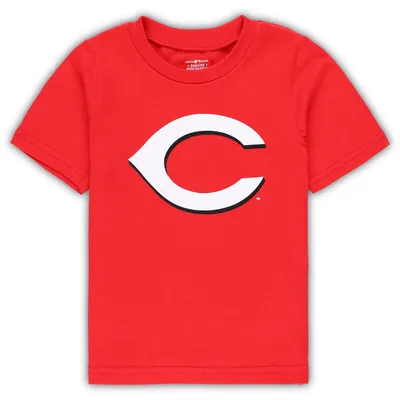 T-shirt rouge à logo principal de l'équipe des Cincinnati Reds pour bébé