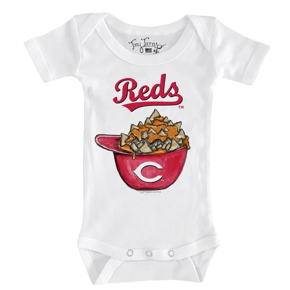 Infant Tiny Turnip Red Cincinnati Reds Baseball Tear Bodysuit