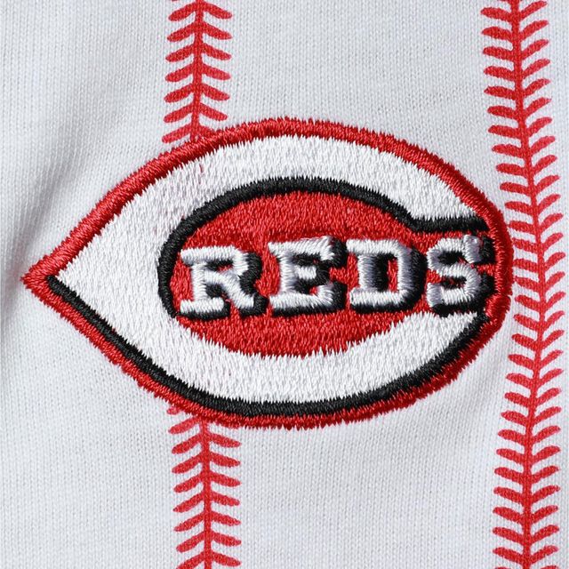 Cincinnati Reds - Combinaison Power Hitter à fines rayures blanches pour bébé