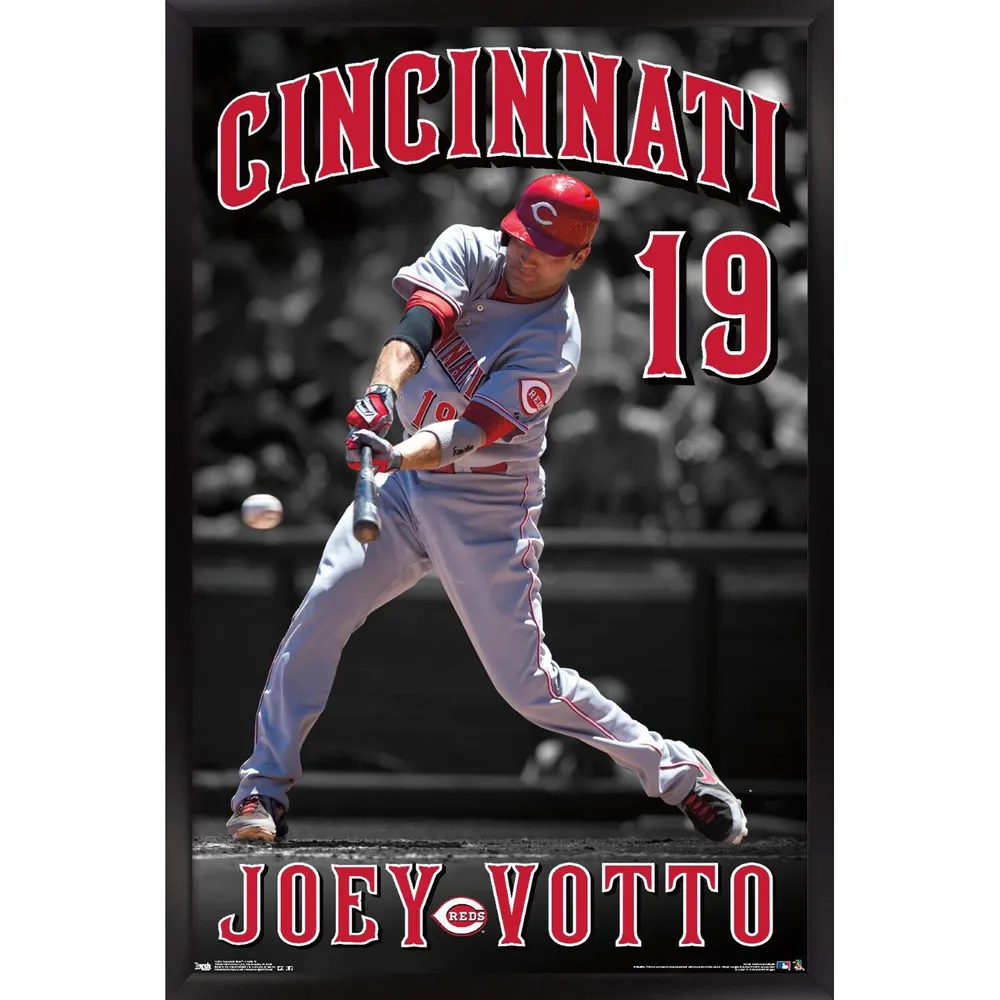 Joey Votto Men's Cincinnati Reds Home Jersey - White Authentic