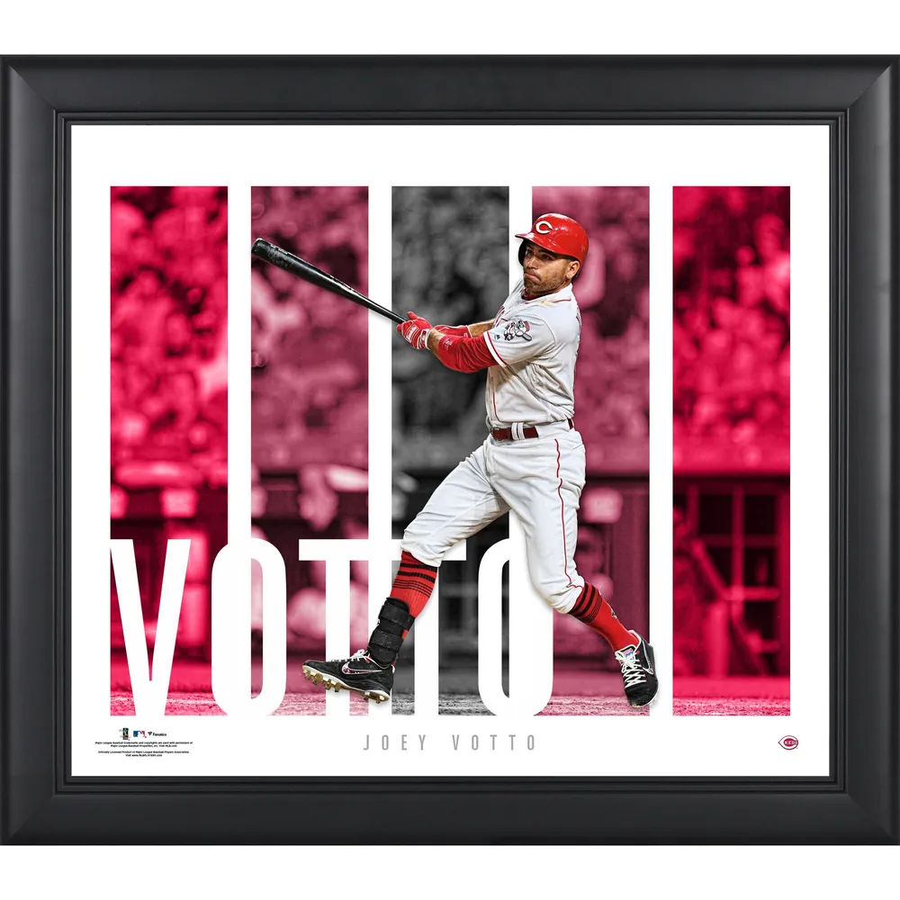 Joey Votto Cincinnati Reds Fanatics Authentic Framed 5-Photograph Collage  with Piece of Game-Used Ball
