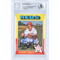 Lids Johnny Bench Cincinnati Reds Fanatics Authentic Autographed