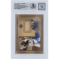 Johnny Bench Cincinnati Reds Autographed 2001 Upper Deck Hall Of Famer Bat Relic #B-Jbe Beckett Fanatics Witnessed Authenticated 10 Card
