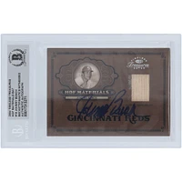 Johnny Bench Cincinnati Reds Autographed 2004 Donruss Timeless Treasures HOF Materials Bat Relic #HOF-19 #/25 Beckett Fanatics Witnessed Authenticated Card 