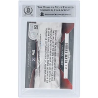 Johnny Bench Cincinnati Reds Autographié 2014 Topps Mise à jour World Series Rings Silver Relic #WSR-JB Beckett Fanatics Witnessed Authenticated 10 Card