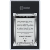 Johnny Bench Cincinnati Reds Autographed 2019 Topps Gallery Masterpiece #MP-8 #6/10 SGC Authenticated 10/10 Card