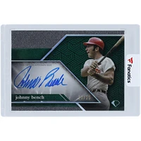 Johnny Bench Cincinnati Reds Autographed 2024 Topps Diamond Icons Green Icons Chrome Autograph #ACC-JBE #13/25 Card