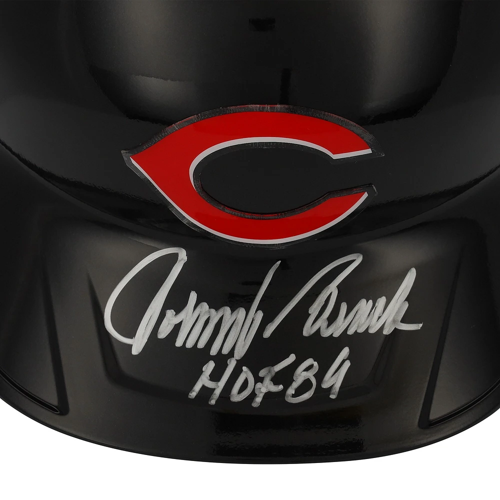 Johnny Bench Cincinnati Reds Autographed Alternate Mach Pro Replica Batting Helmet with "HOF 89" Inscription - Fanatics Exclusive
