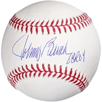 Baseball autographié par Johnny Bench des Cincinnati Reds avec l'inscription « 68 ROY »
