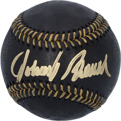 Johnny Bench Cincinnati Reds Fanatics Authentic Autographed Black Leather Baseball