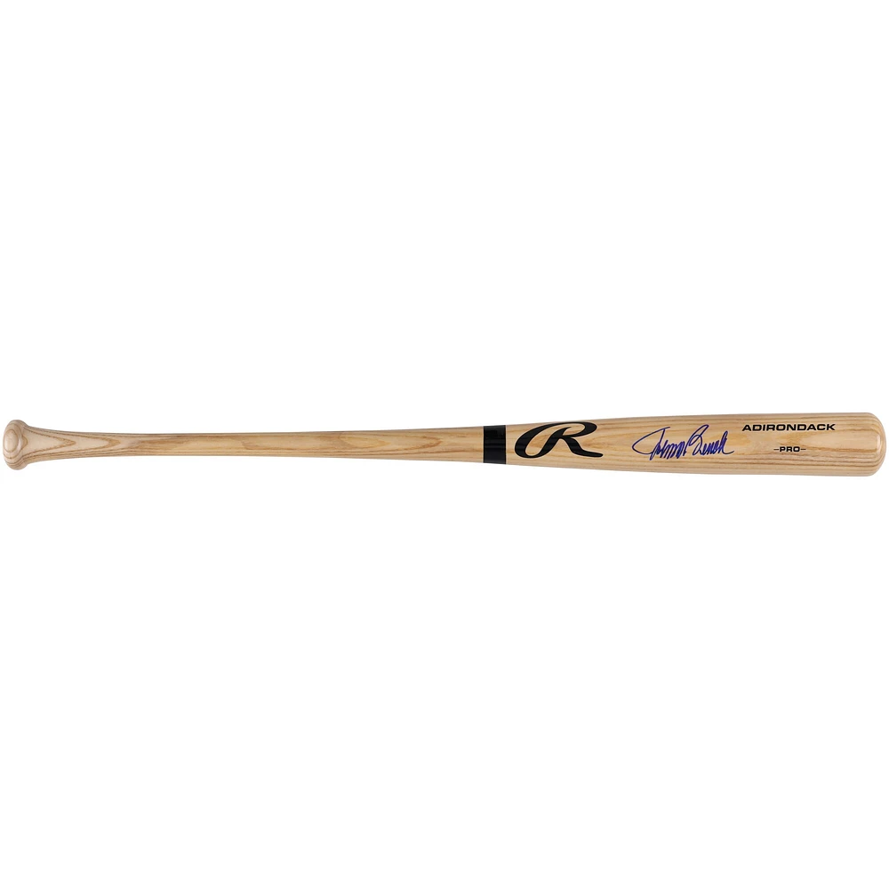 Johnny Bench Cincinnati Reds Autographed Blonde Rawlings Pro Bat 