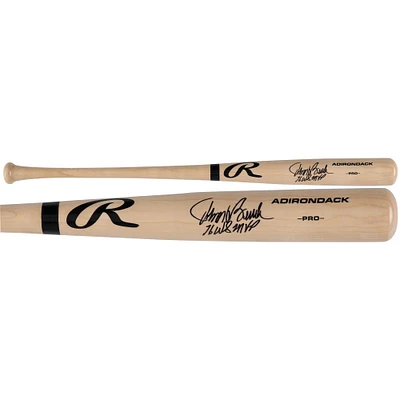Johnny Bench Cincinnati Reds Autographed Blonde Rawlings Pro Bat wit "76 WS MVP" Inscription