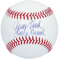 Baseball Rawlings autographié par Johnny Bench des Cincinnati Reds avec l'inscription « LITTLE GENERAL »