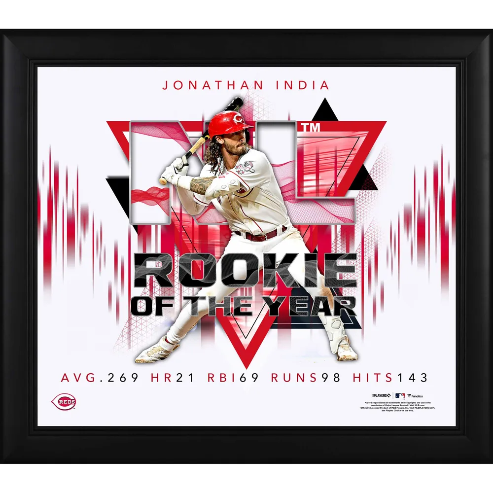 Jonathan India Cincinnati Reds Fanatics Branded 2021 NL Rookie of