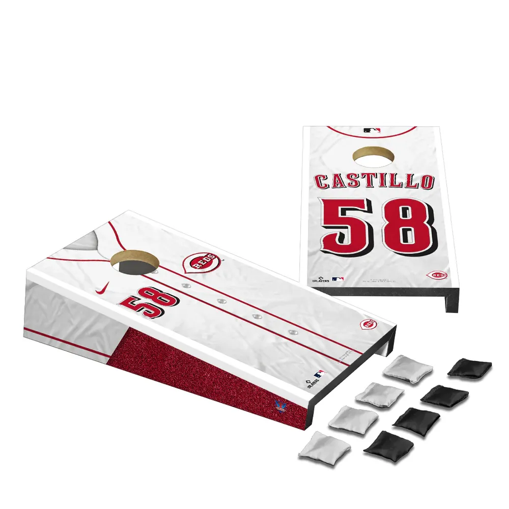 Lids Luis Castillo Cincinnati Reds Jersey Design Desktop Cornhole Game Set